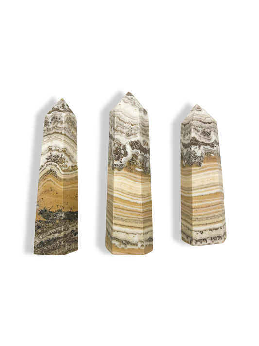 Dendritic Orange Calcite Point
