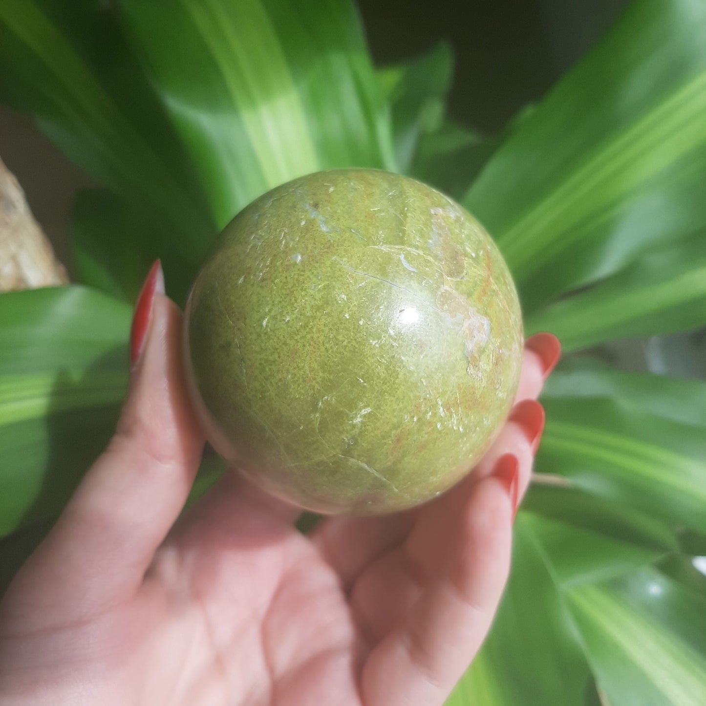 Green Opal Sphere