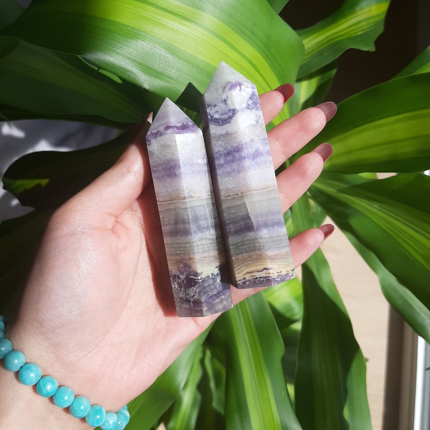 Silky Fluorite Point