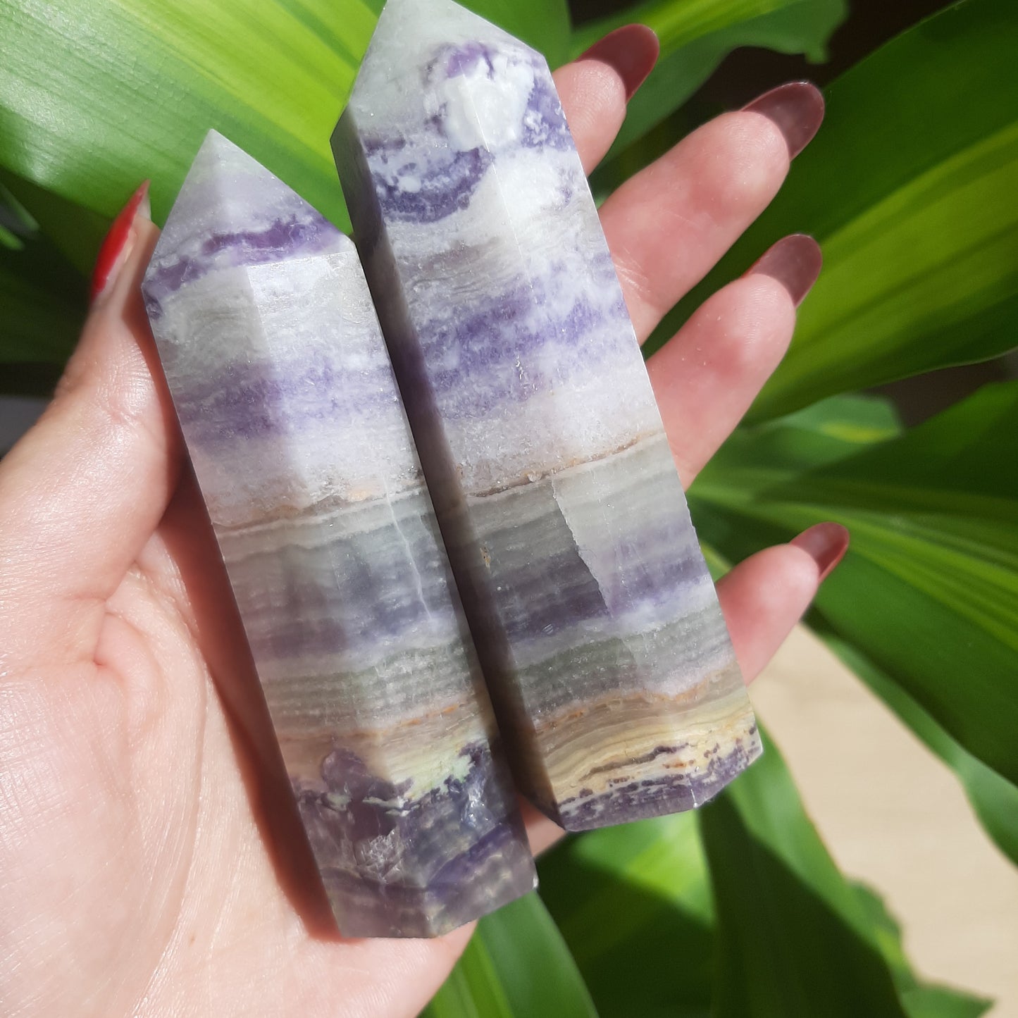 Silky Fluorite Point
