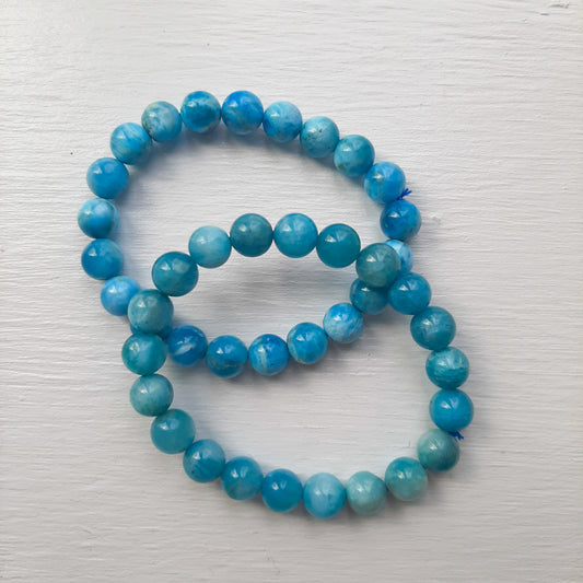 Blue Apatite Bracelet