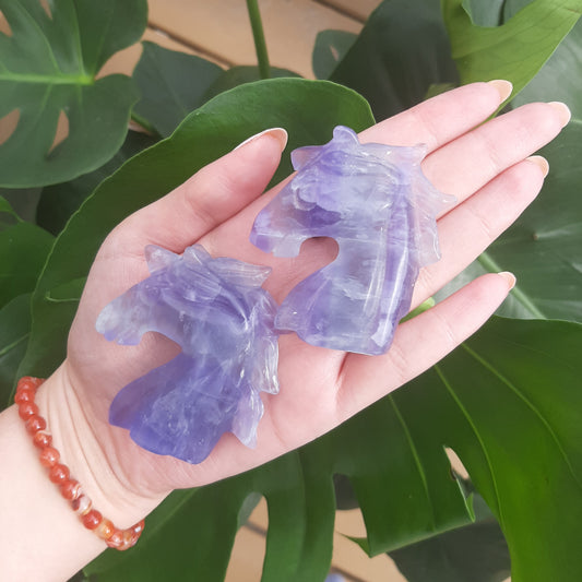 Purple Fluorite Unicorn