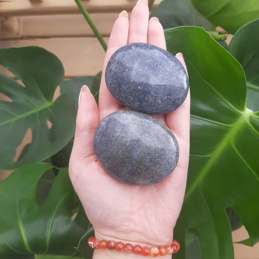 Lazulite Palm Stone