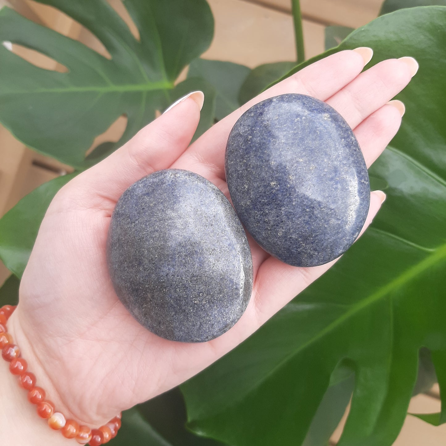 Lazulite Palm Stone