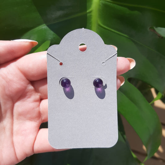 Amethyst Studs