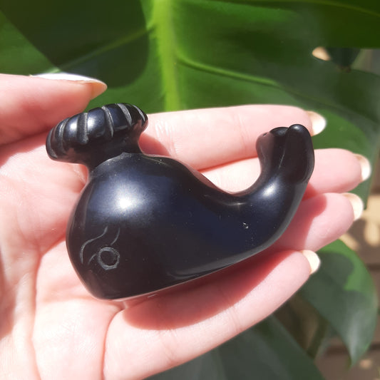 Black Obsidian Whale