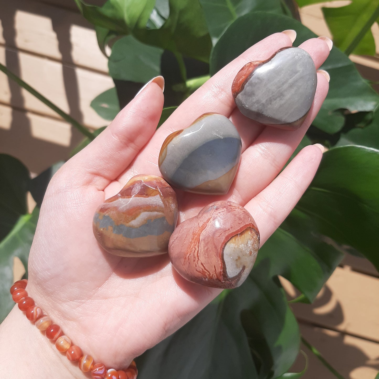 Polychrome Jasper Heart
