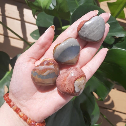 Polychrome Jasper Heart