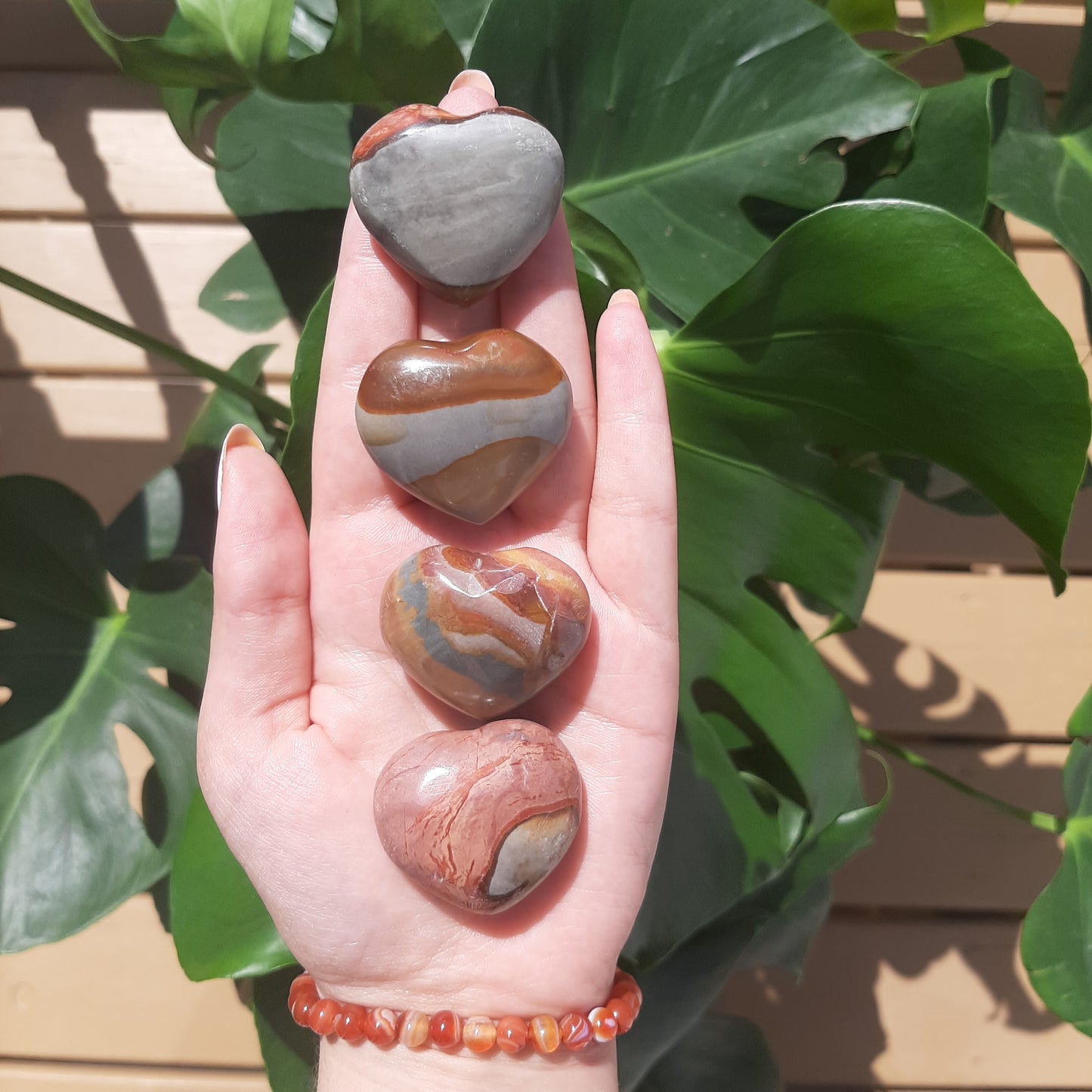 Polychrome Jasper Heart