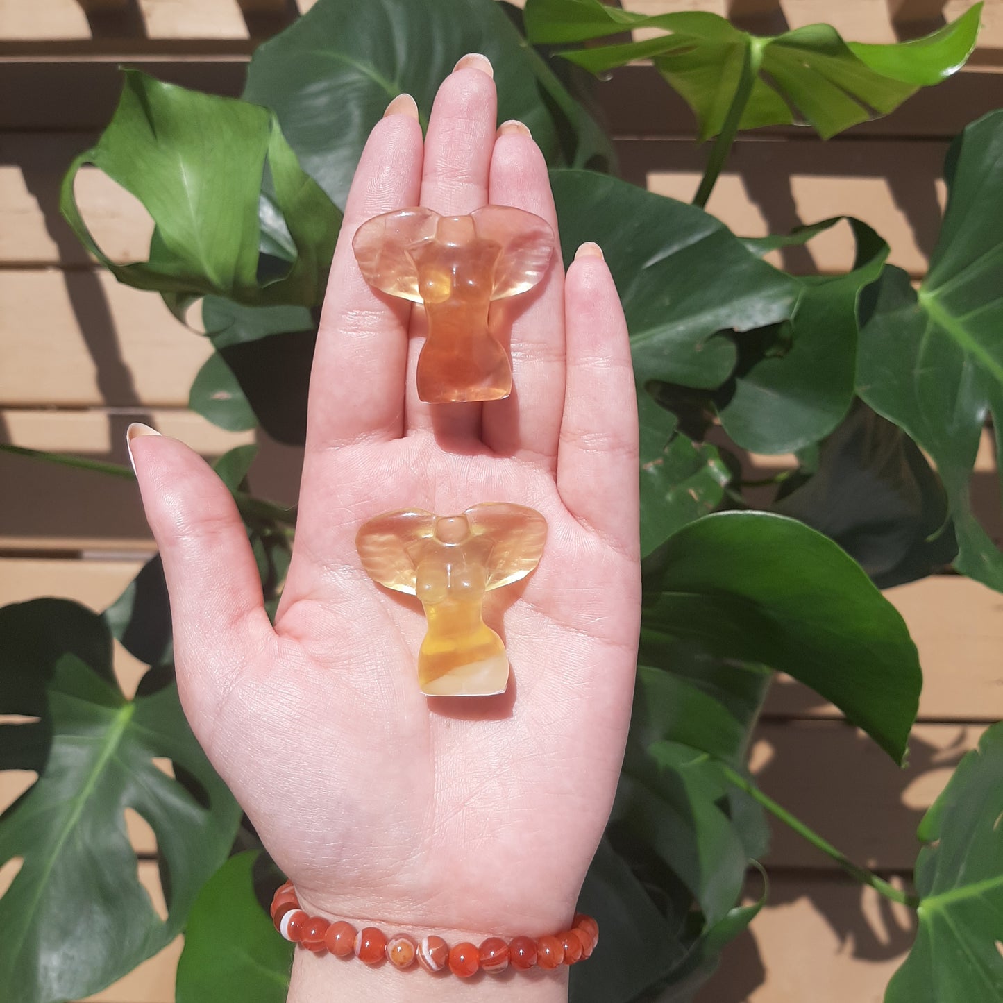 Yellow Fluorite Angel Body