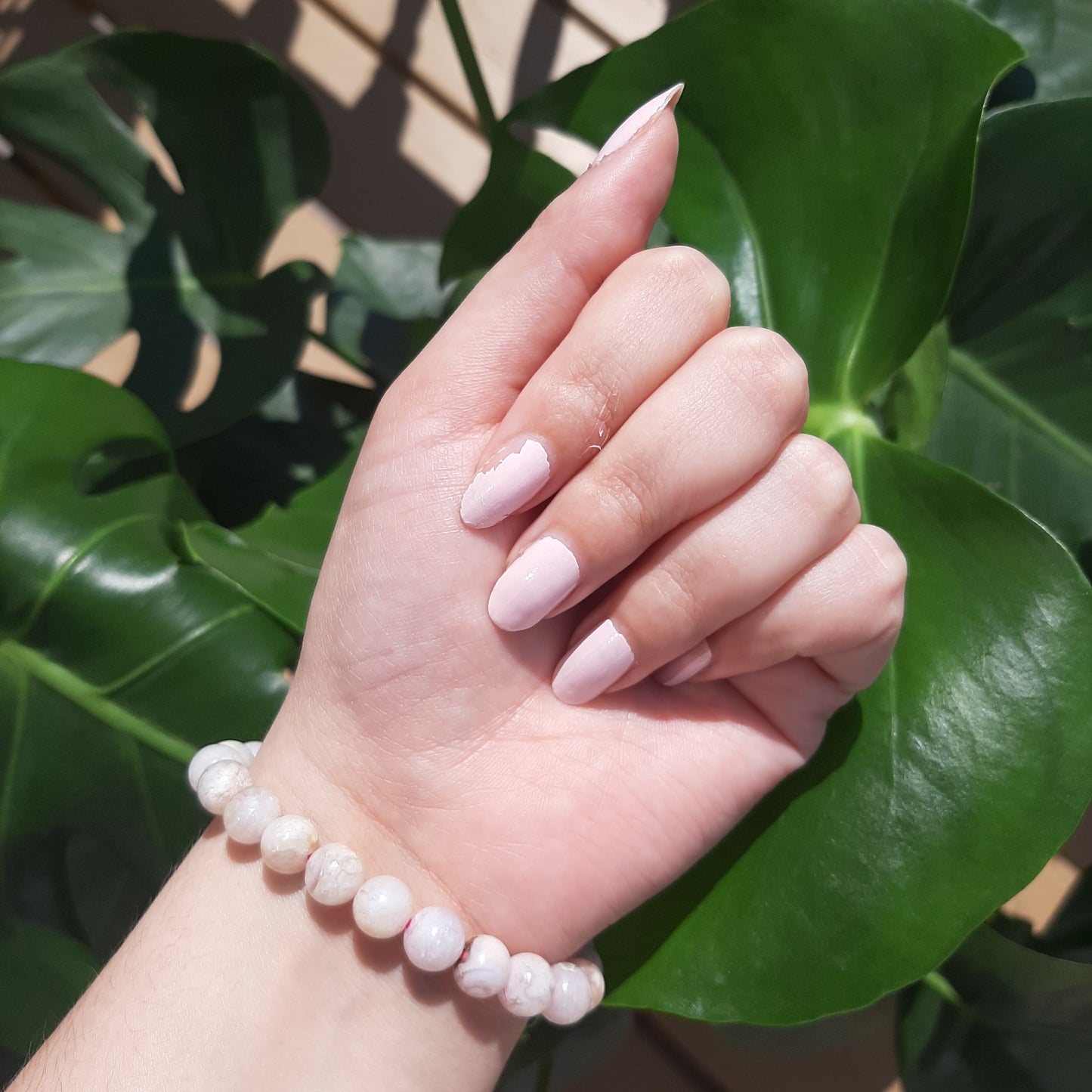 Flower Agate Bracelet