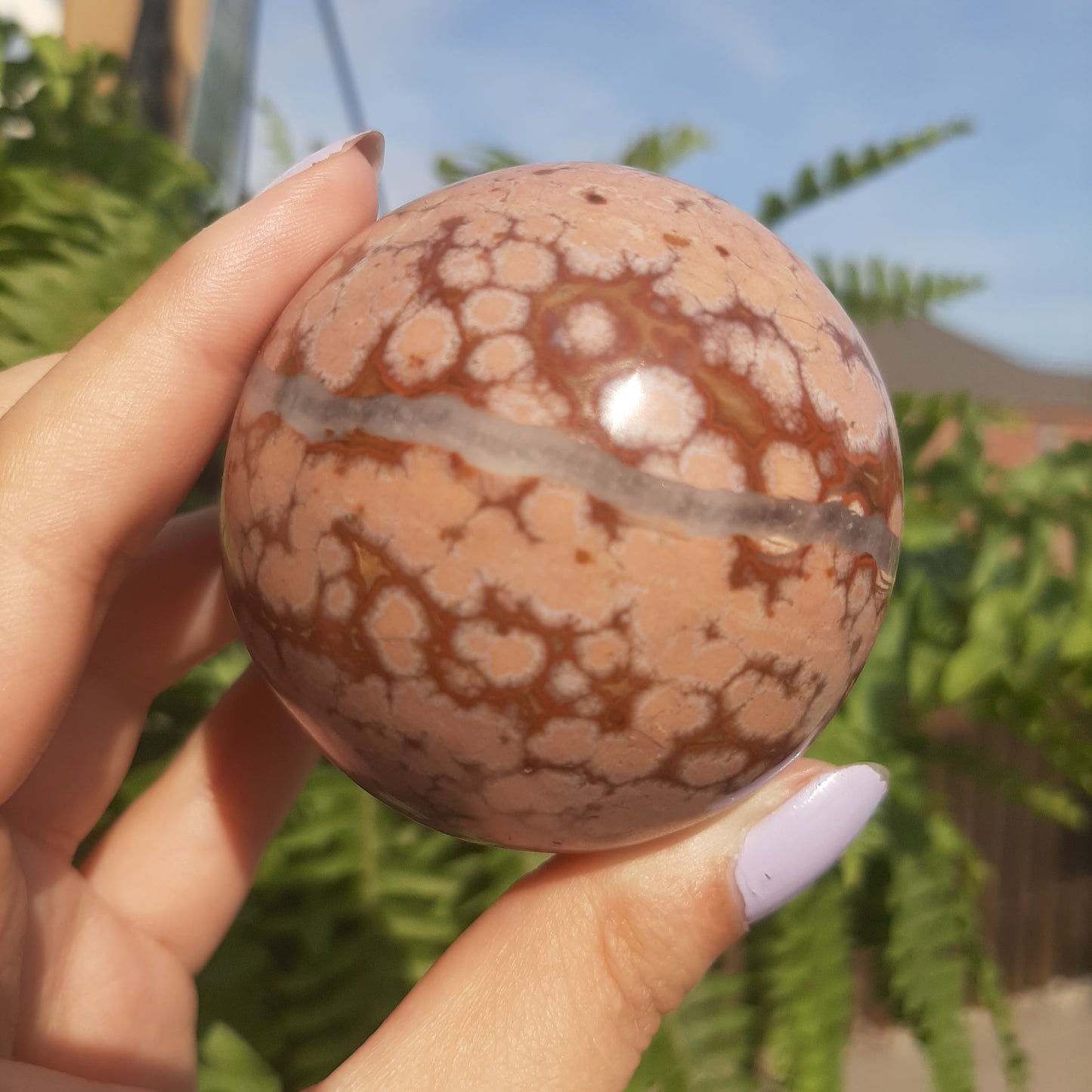 Ocean Jasper Sphere