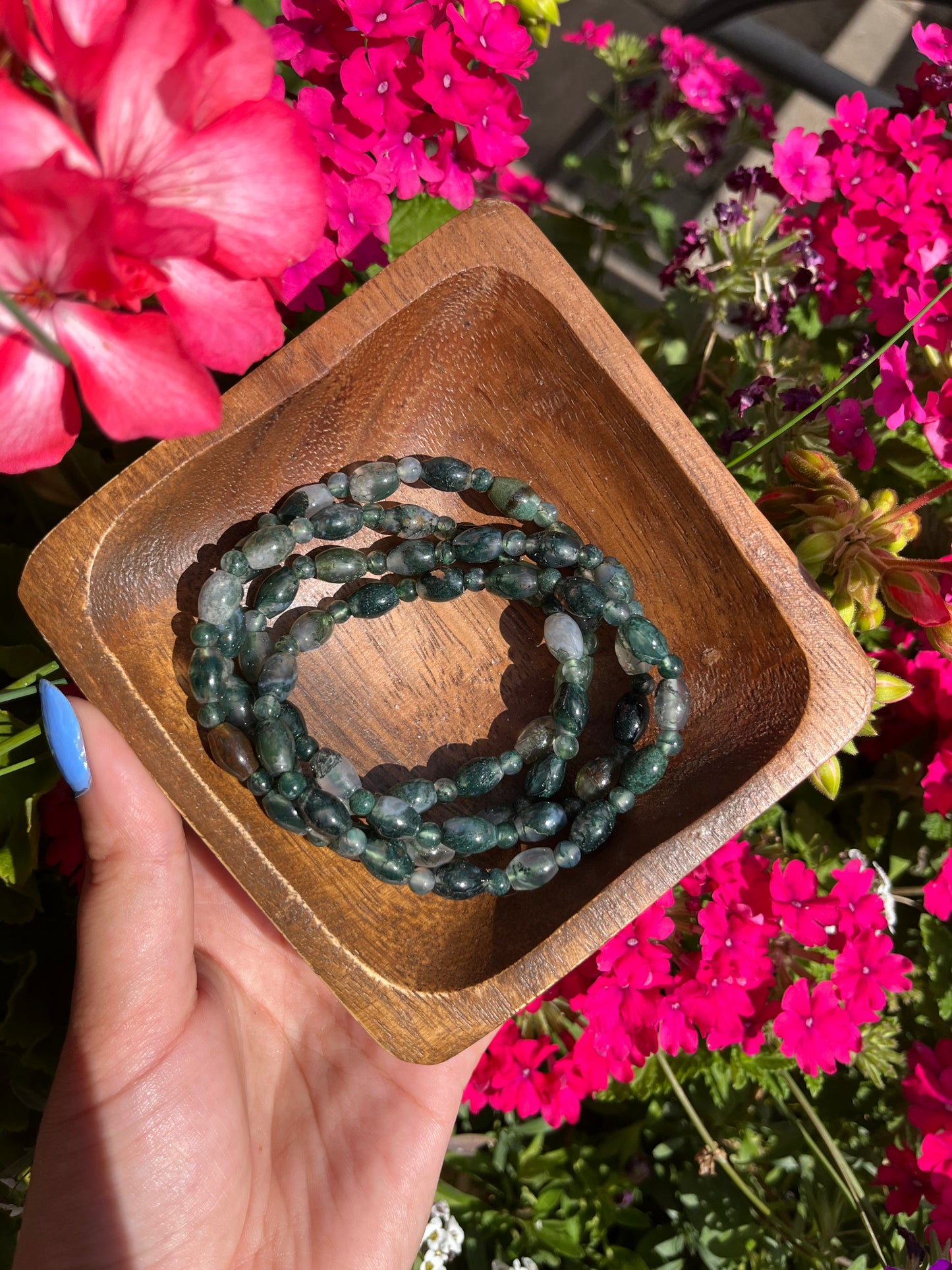 Moss Agate Bracelet