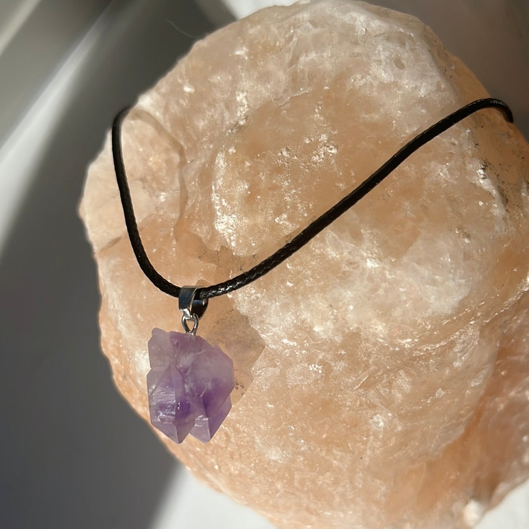 Amethyst Raw Necklace
