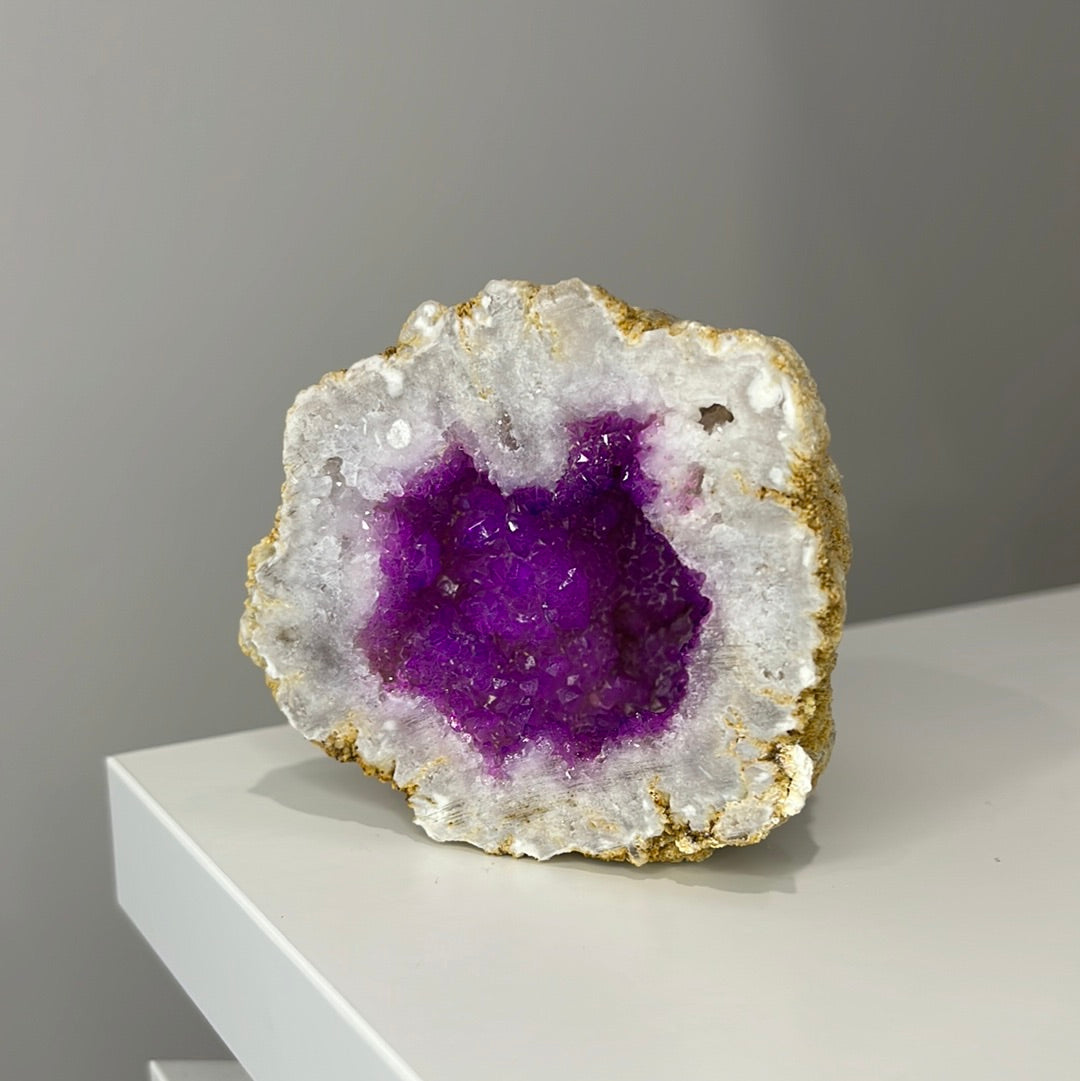 Purple Aura Geode