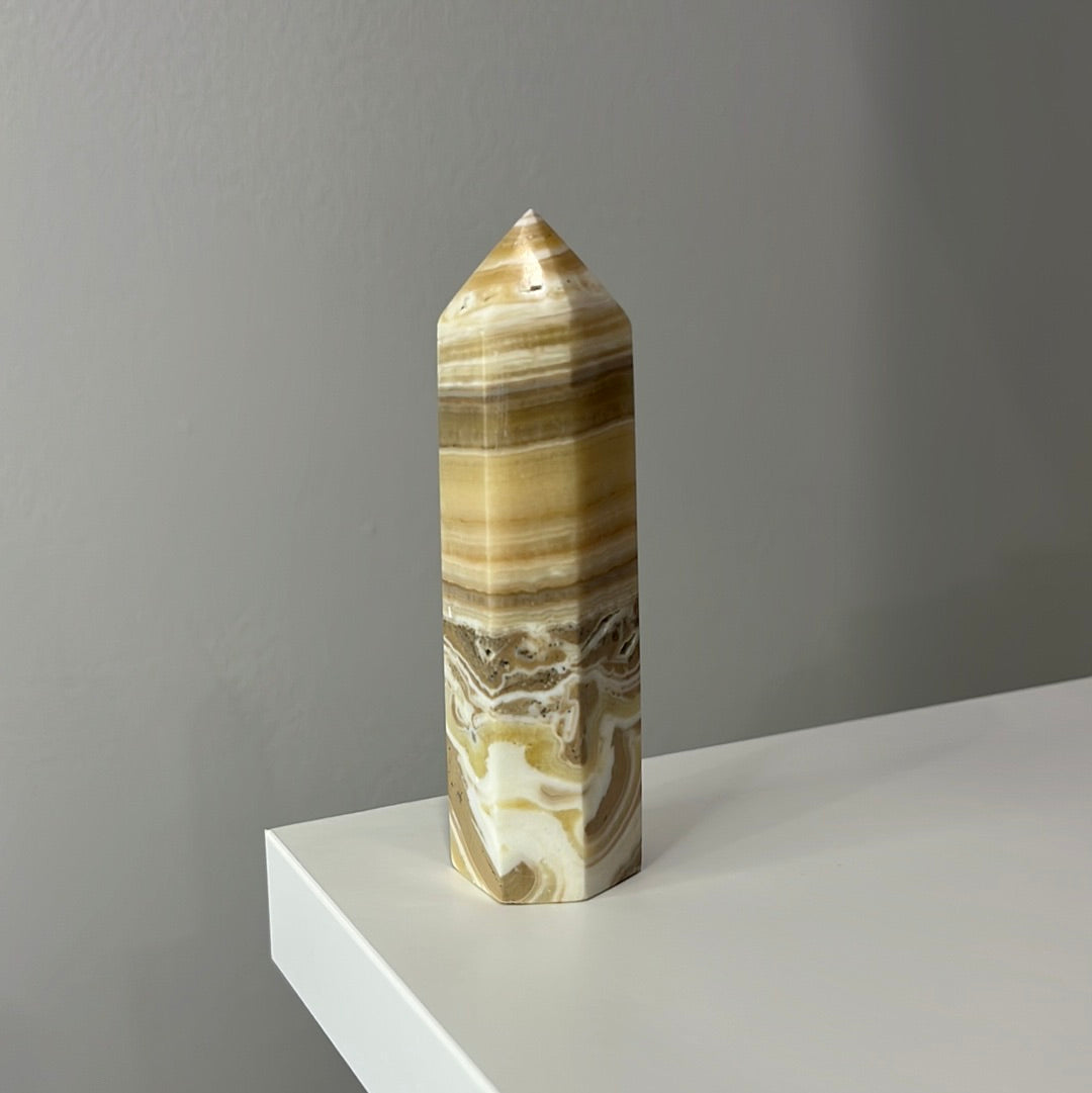 Orange Calcite Point