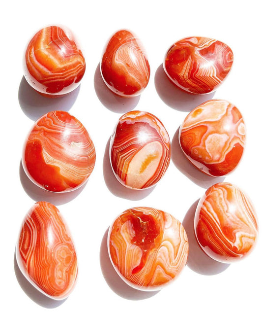 Red Sardonyx Palm Stone