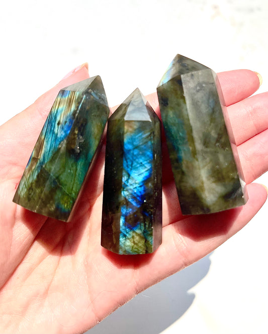 Flashy Labradorite Mini Point