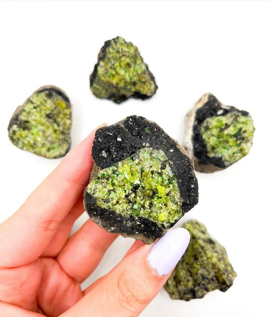 Peridot in Matrix