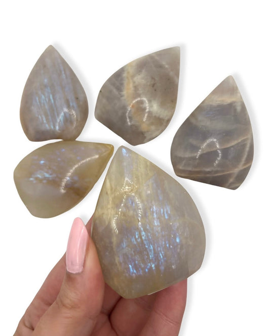 Belomorite Moonstone Cutbase Freeform