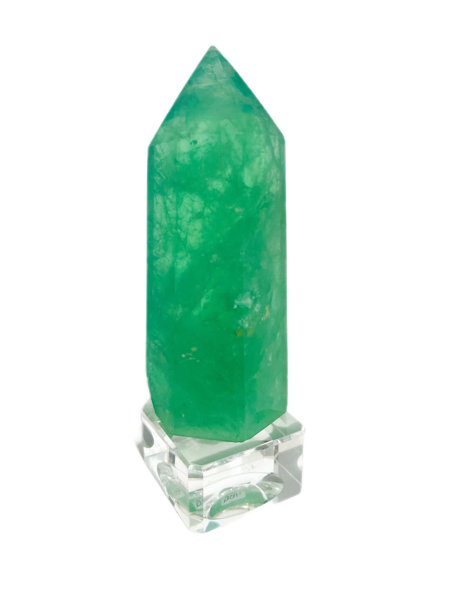 “Baja Blast” Green Fluorite Point