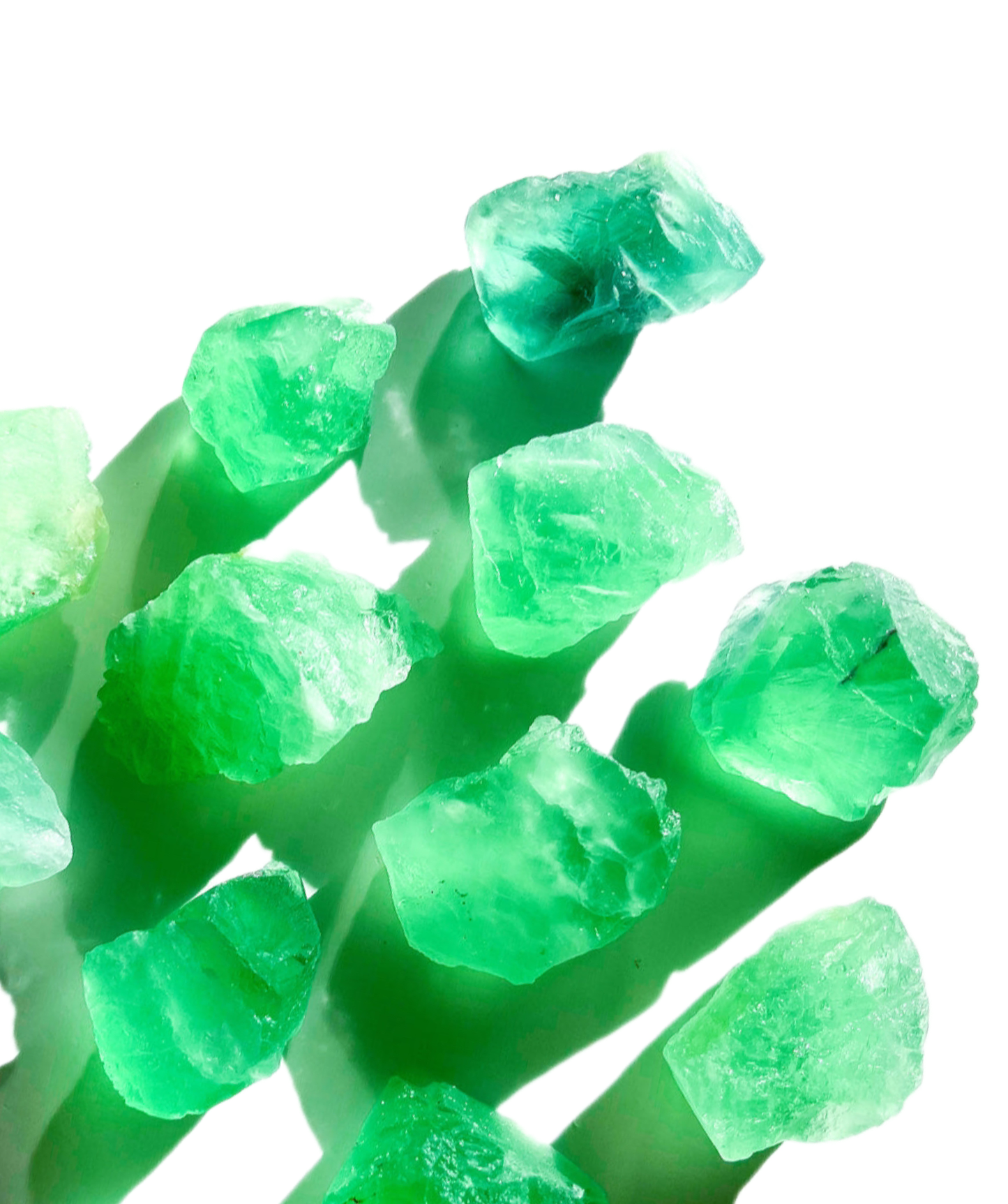 Green Fluorite Raw