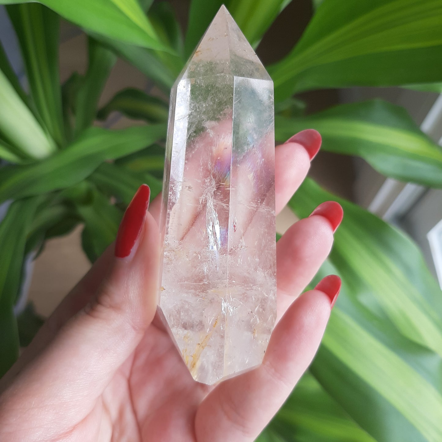 Clear Quartz x Golden Healer Point