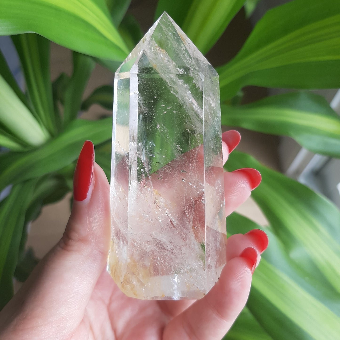 Clear Quartz x Golden Healer Point