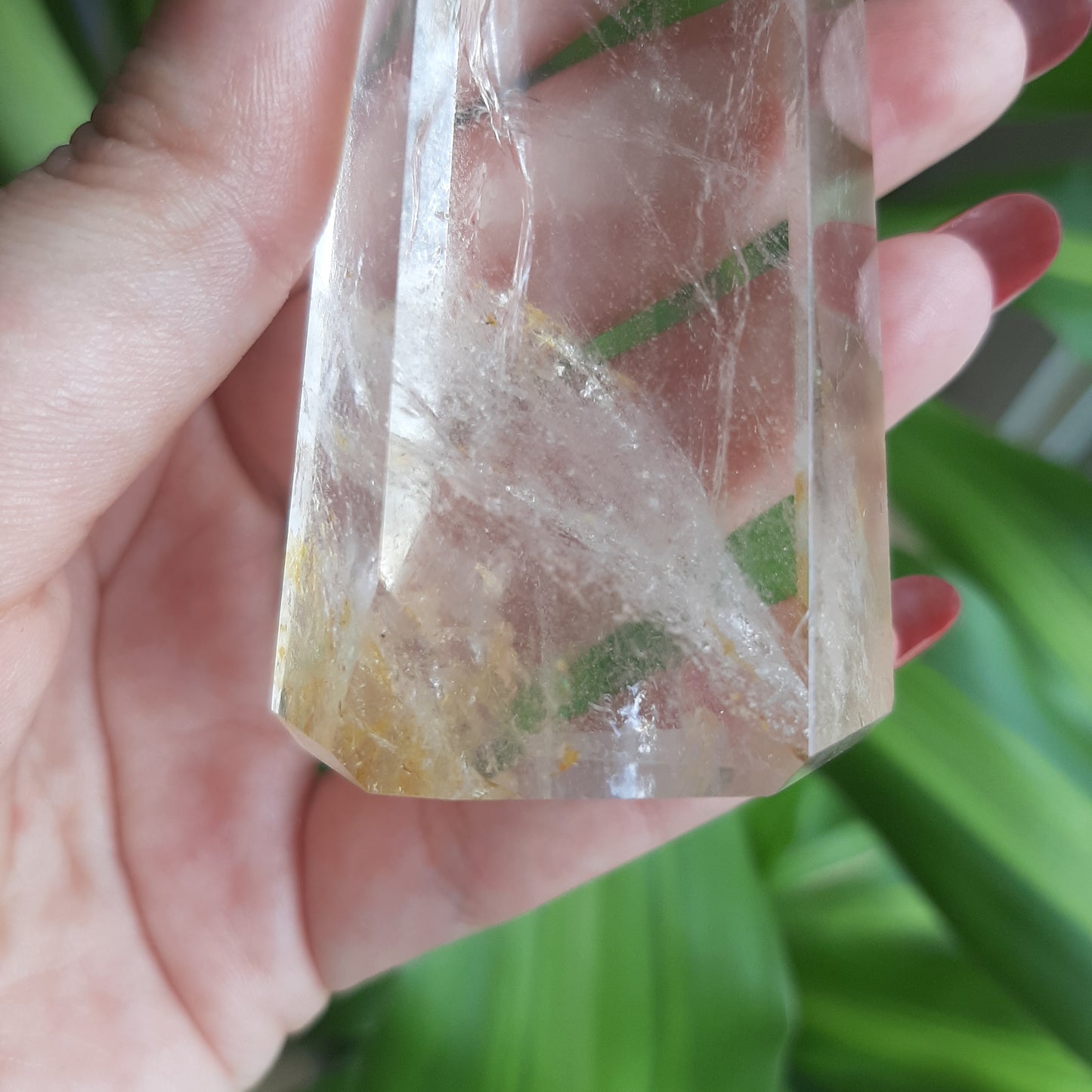 Clear Quartz x Golden Healer Point