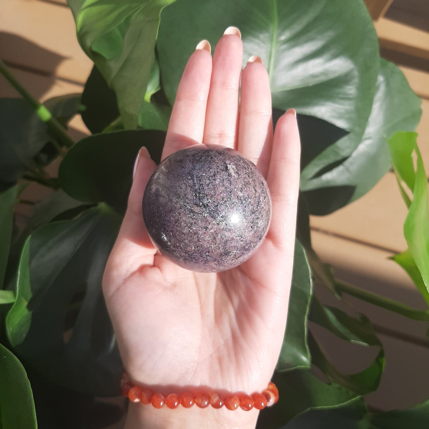 Lepidolite Sphere