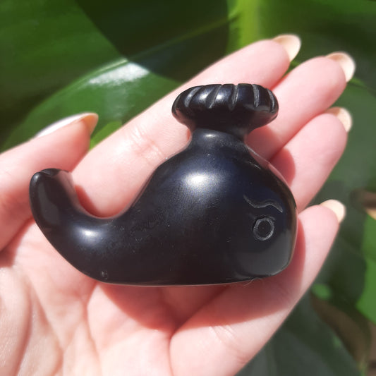 Black Obsidian Whale