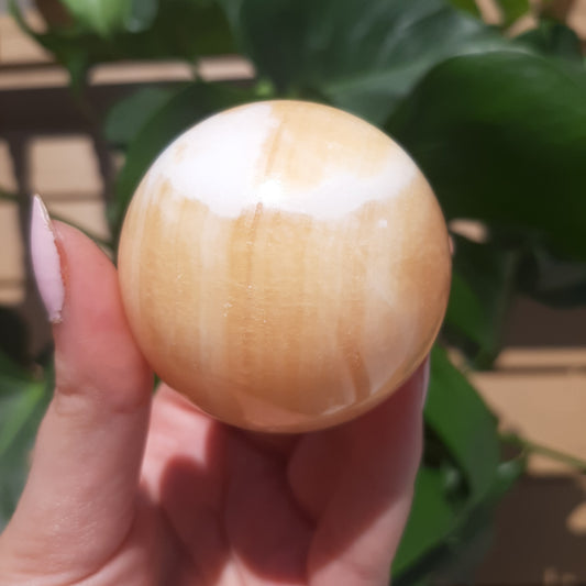 Orange Calcite Sphere