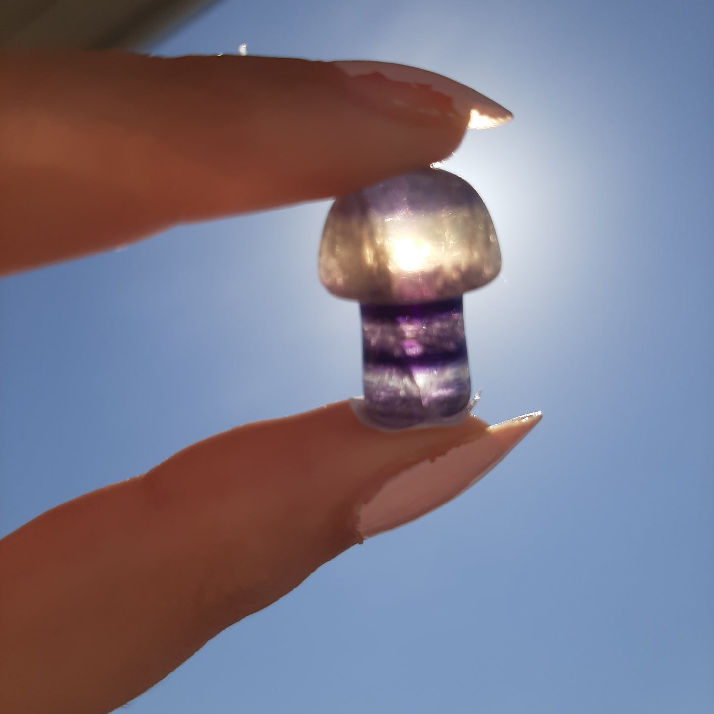 Fluorite Mini Mushroom