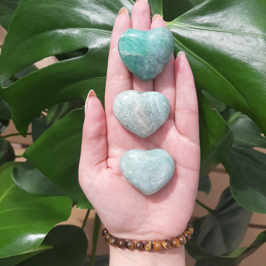 Amazonite Heart