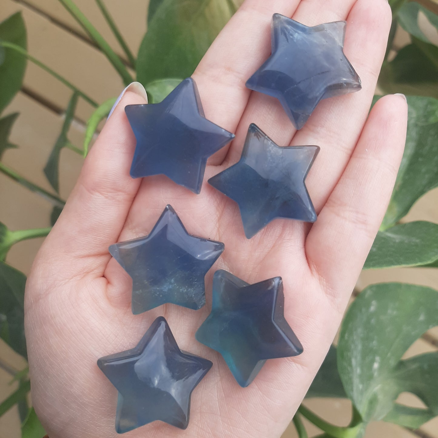 Blue Fluorite Star