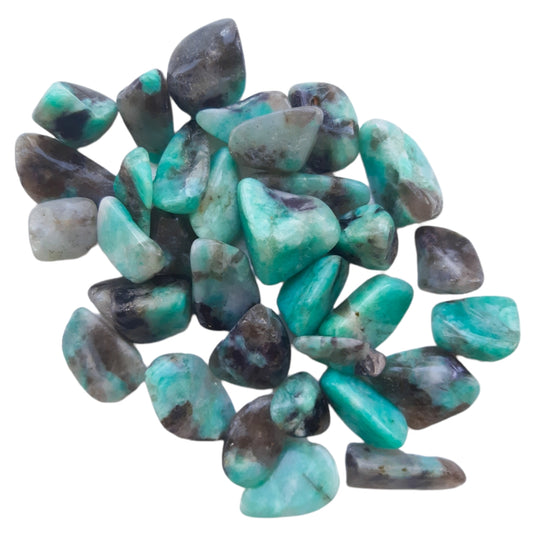 Amazonite x Smoky Quartz Tumble Stone