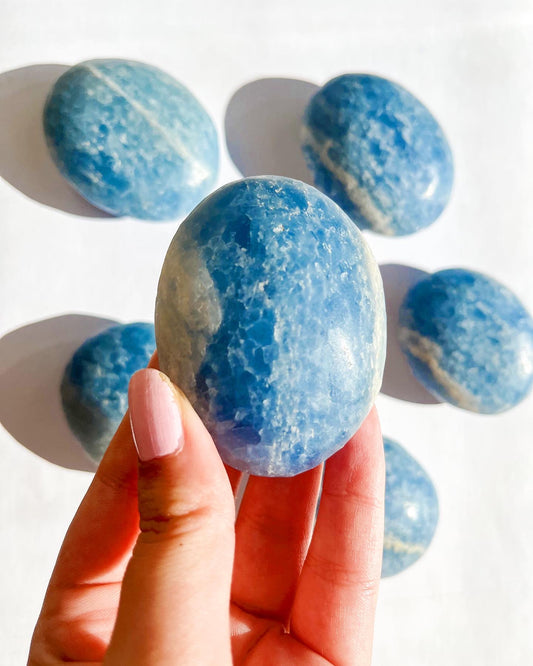 Blue Calcite Palm