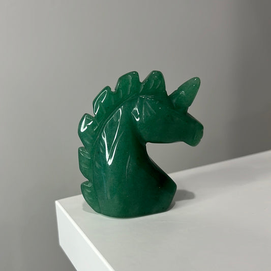 Green Aventurine Unicorn