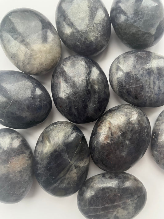 Iolite Palm Stone