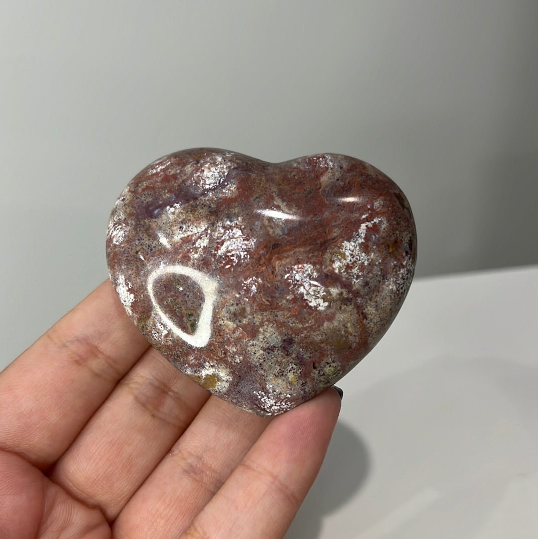 Ocean Jasper Heart