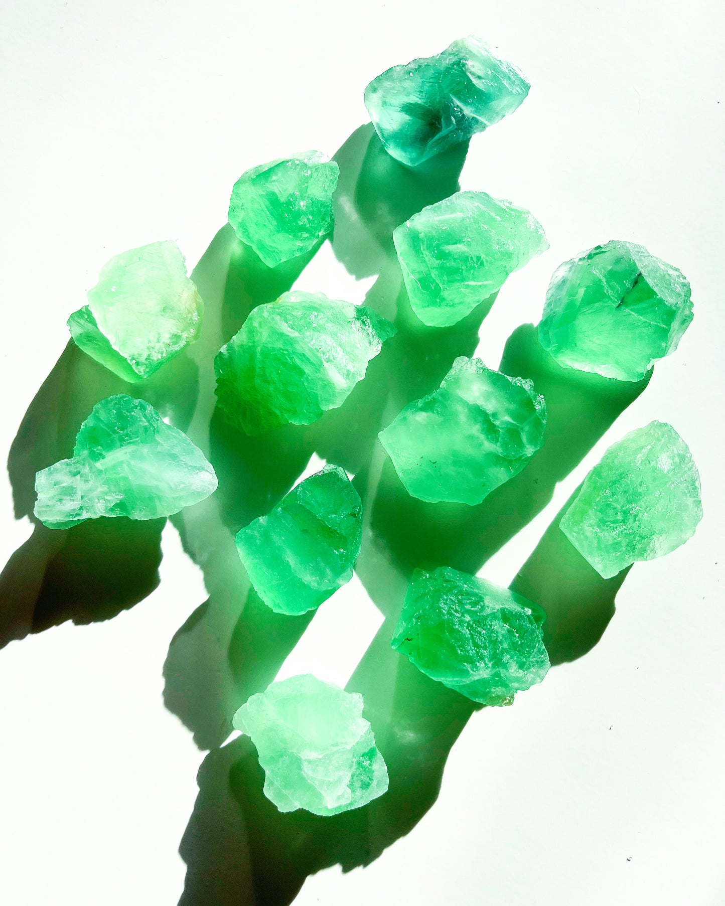 Green Fluorite Raw