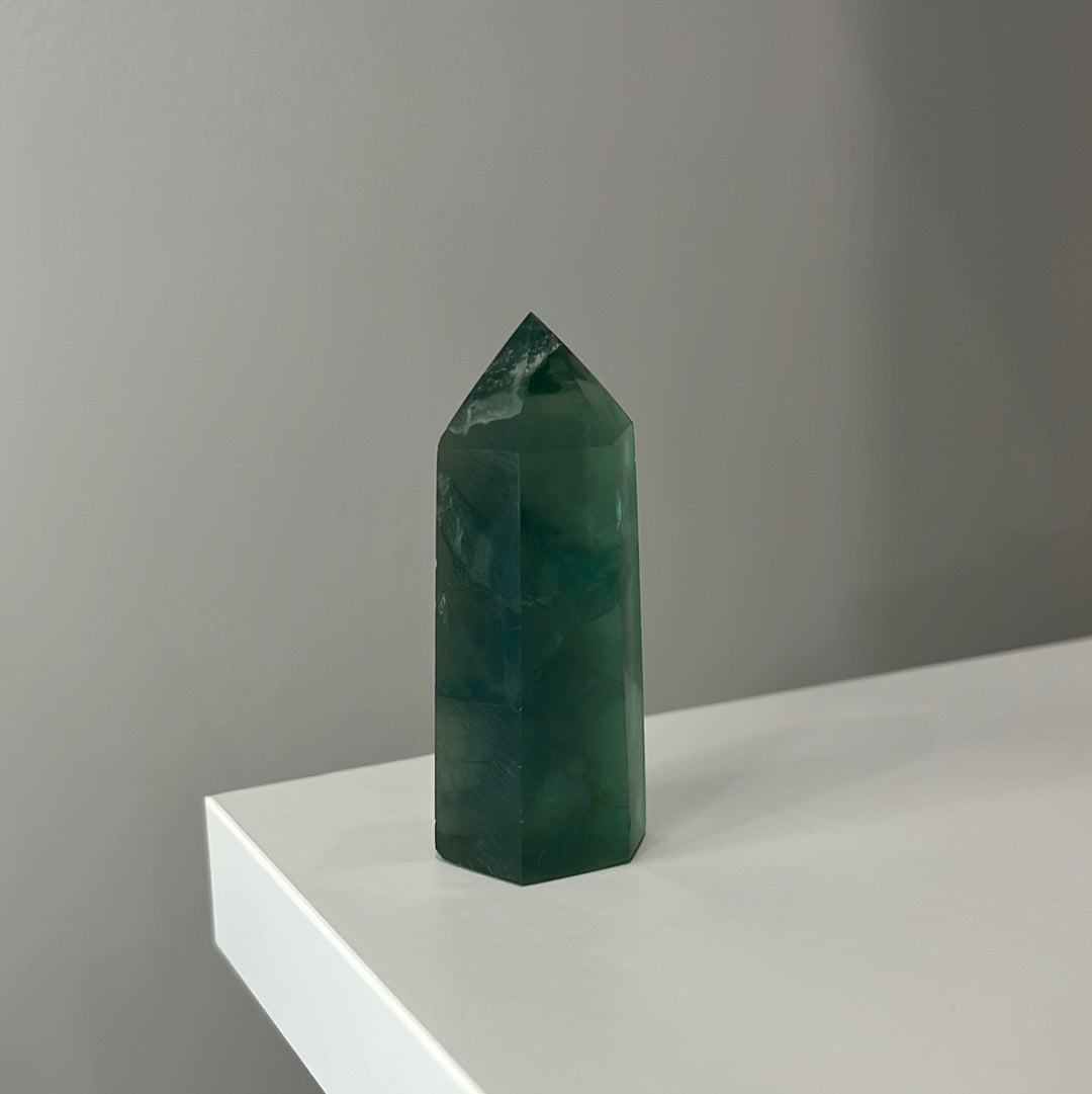 Green Fluorite Point