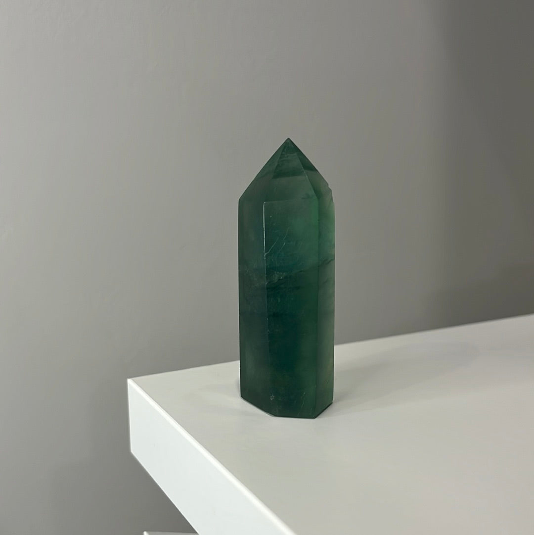 Green Fluorite Point