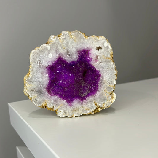 Purple Aura Geode