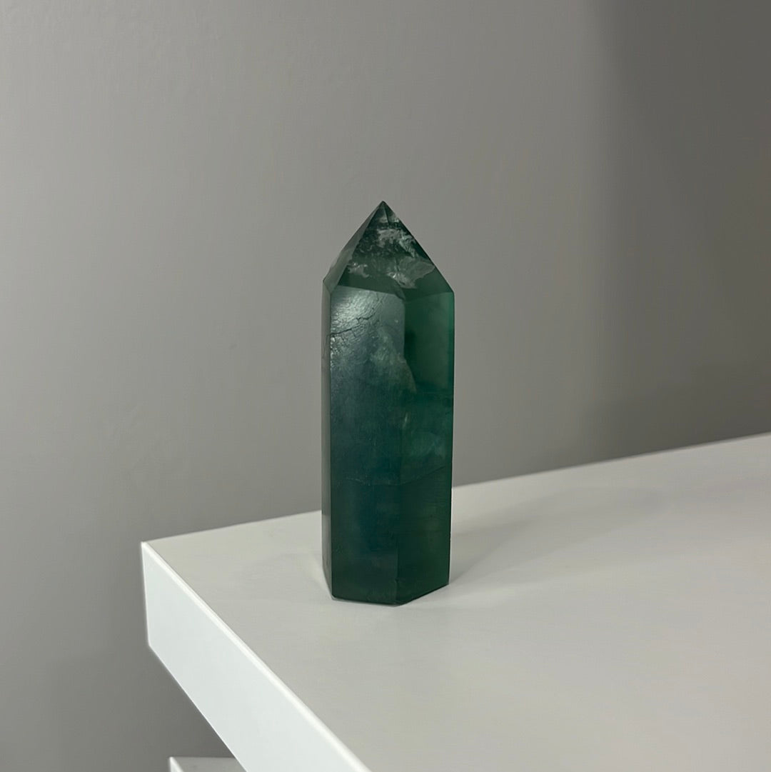 Green Fluorite Point