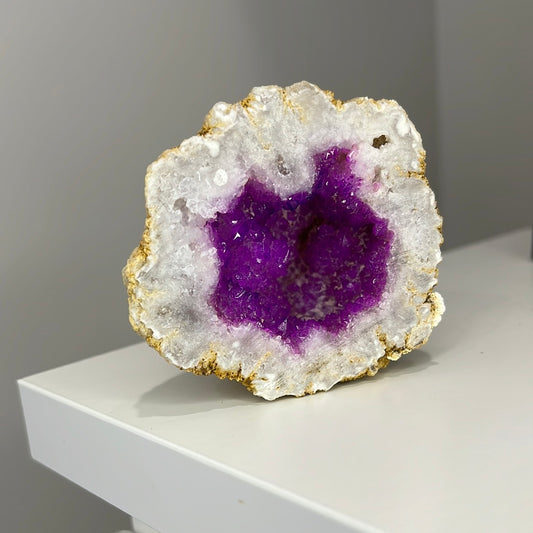 Purple Aura Geode