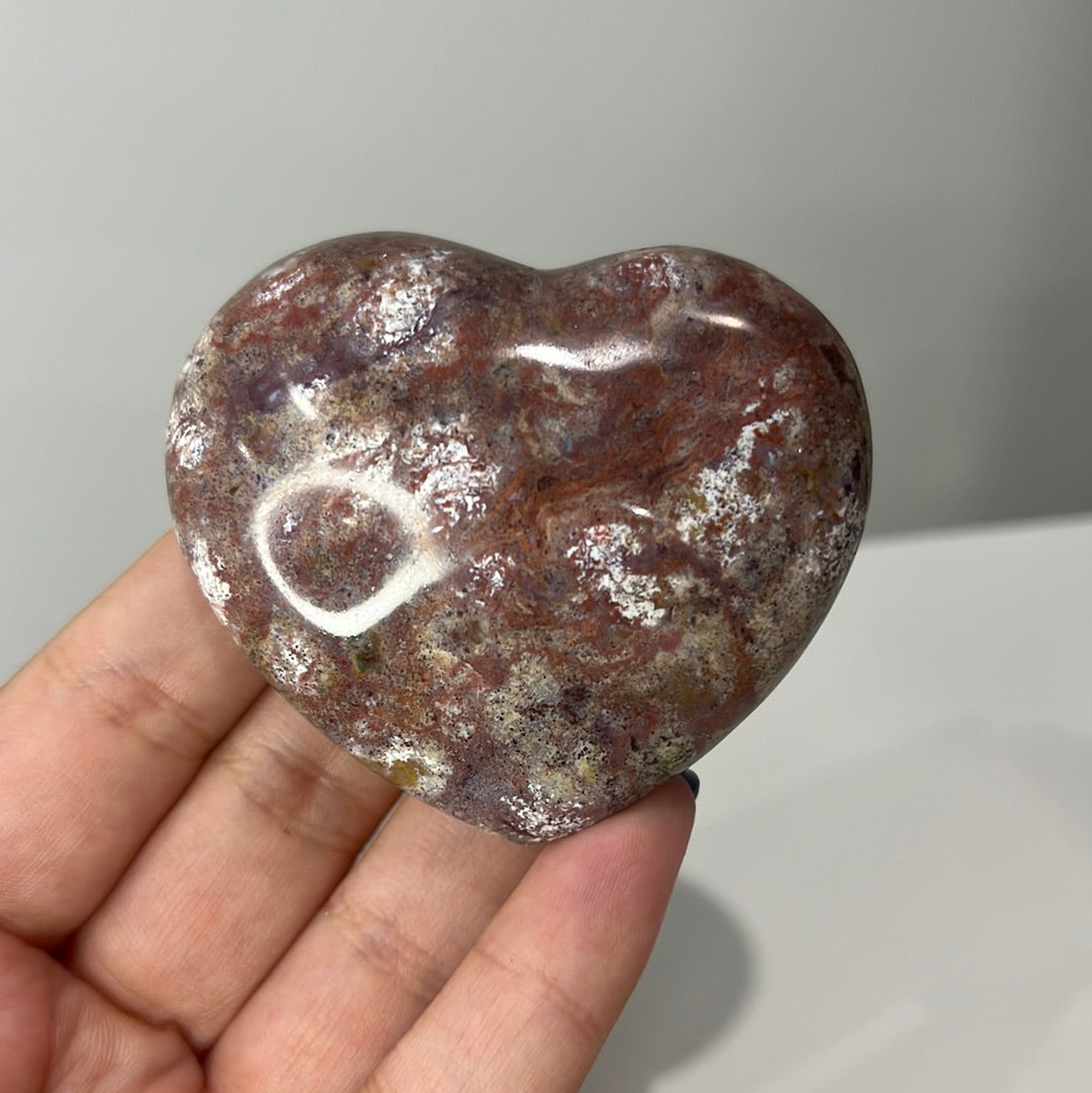 Ocean Jasper Heart