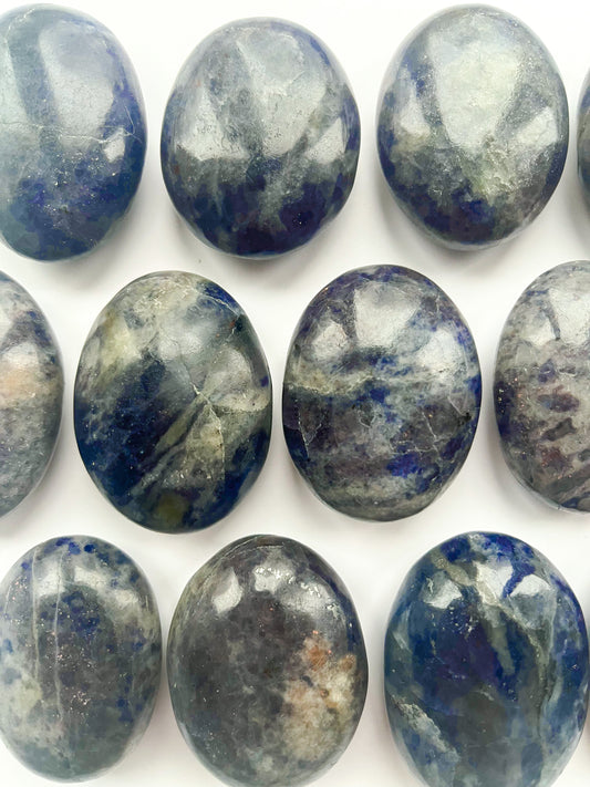 Iolite Palm Stone